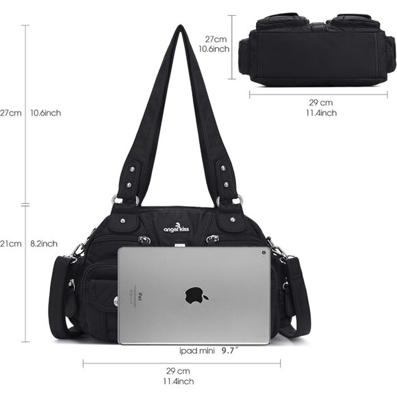 Elegant Hobo Shoulder Bag in Anti-Scratch PU Leather - Perfect for Everyday - Picture 3 of 8